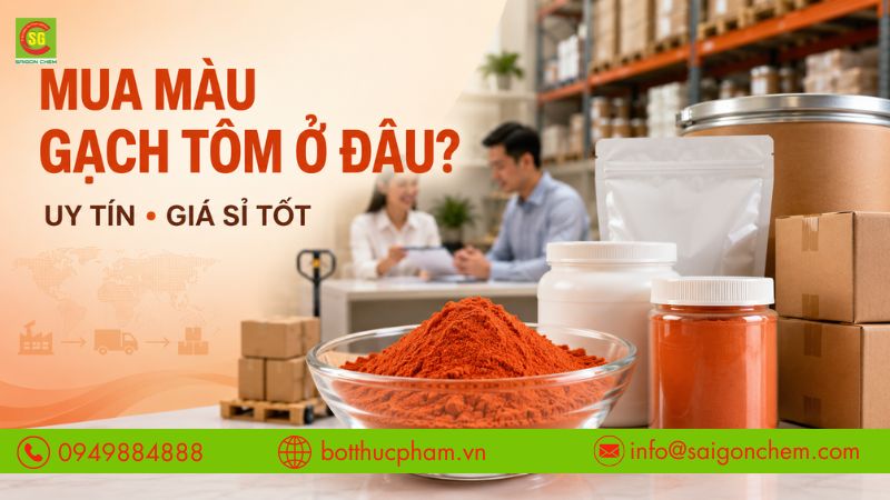 Mua Màu Gạch Tôm Ở Đâu Uy Tín, Giá Sỉ Tốt Nhất?